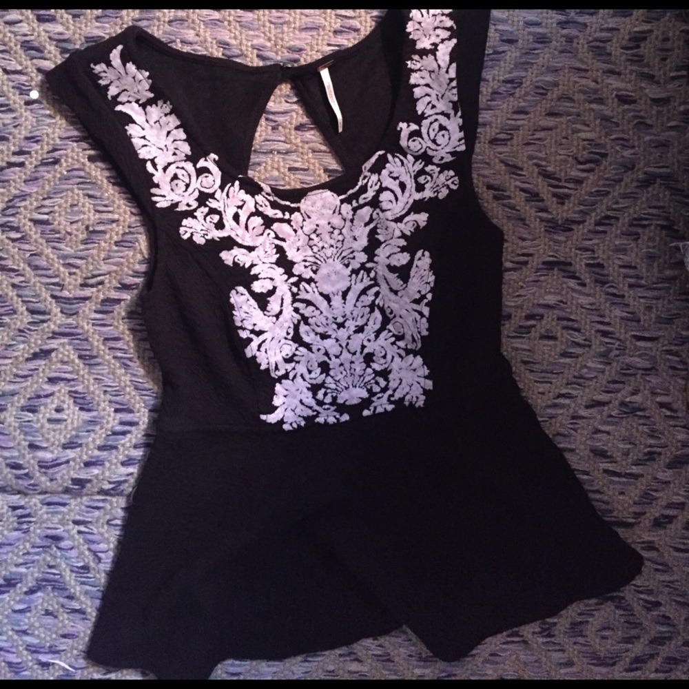 Free People Peplum Top