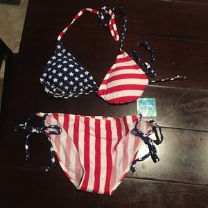 NWT USA Patriotic Bikini