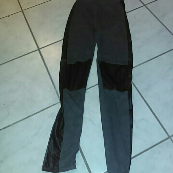 Grey and black leggings - Picture 1 of 3