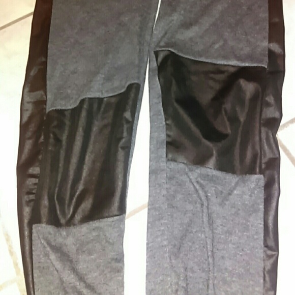 Grey and black leggings - Picture 2 of 3