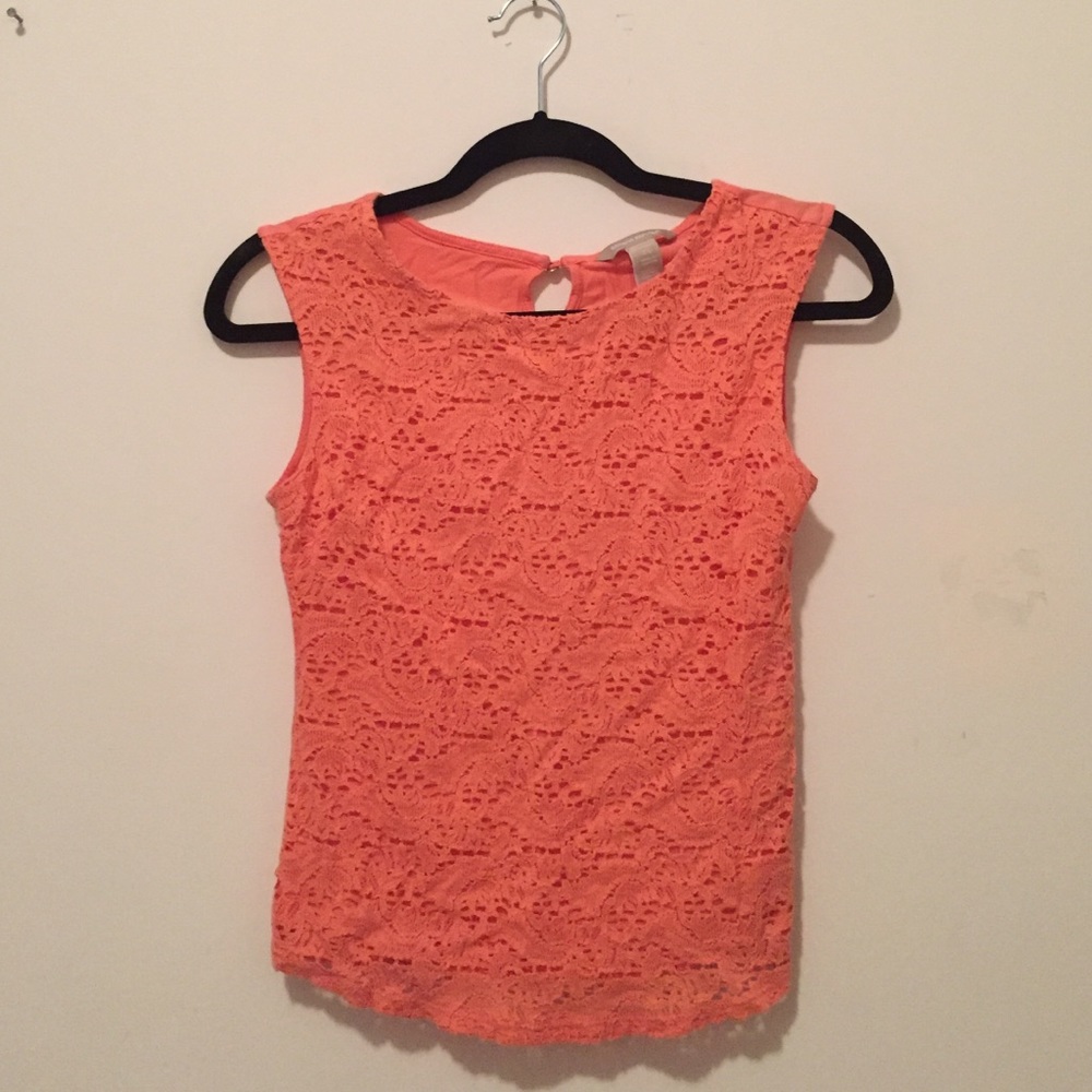 Coral Banana Republic Top