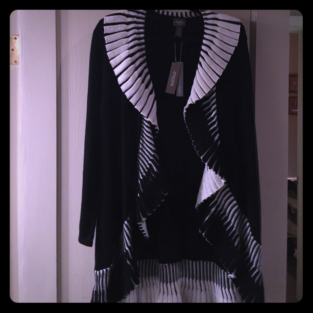 Chico's Sweater Jacket Size 2-Reduced!