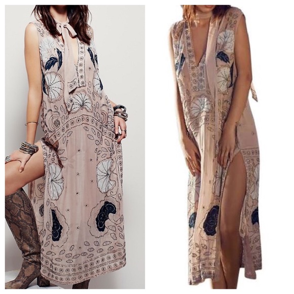 Free People Dresses & Skirts - Free People Stuck On You Maxi Dress
