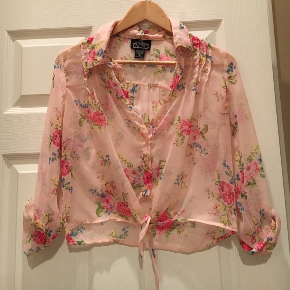 Floral crop top