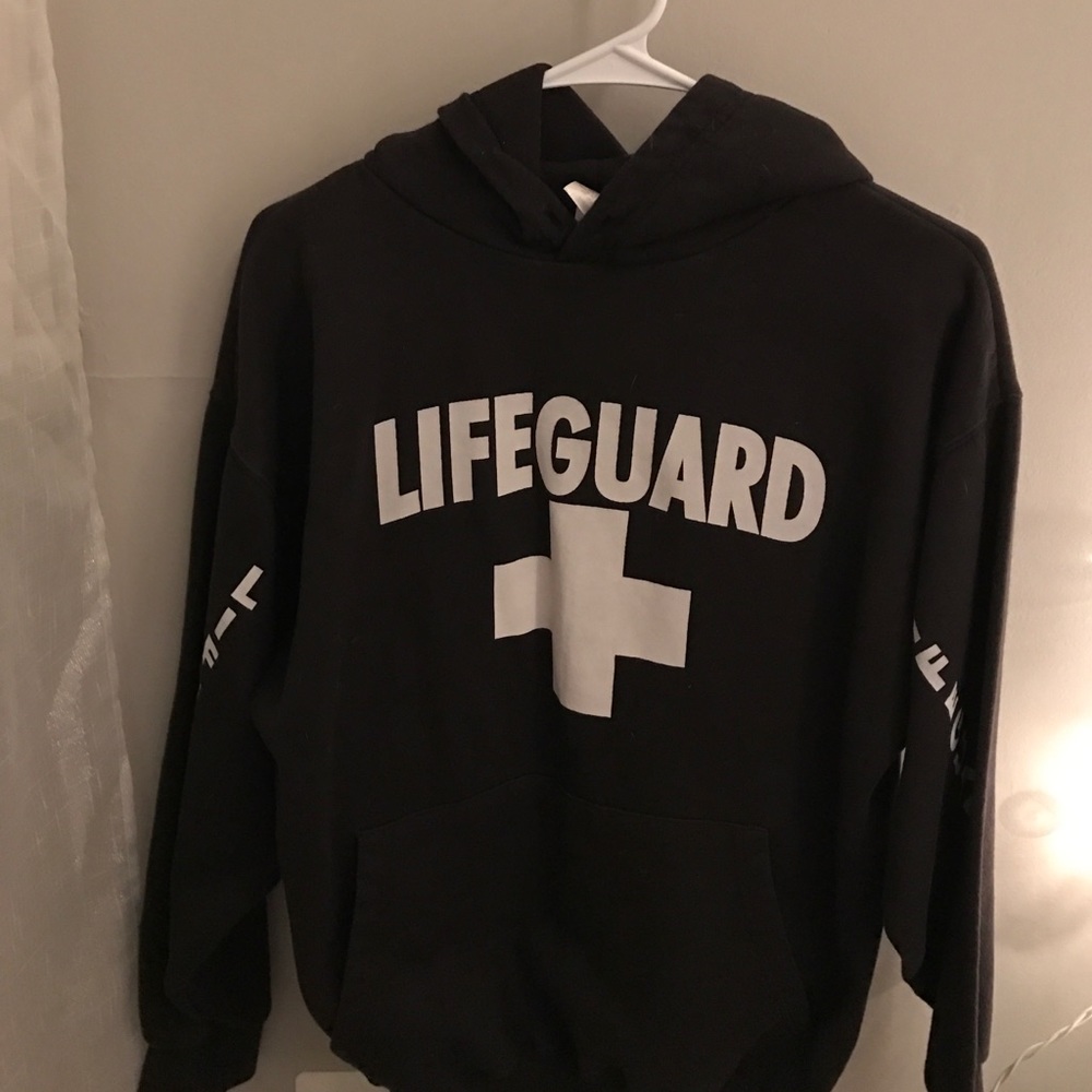 Black lifeguard sweatshirt