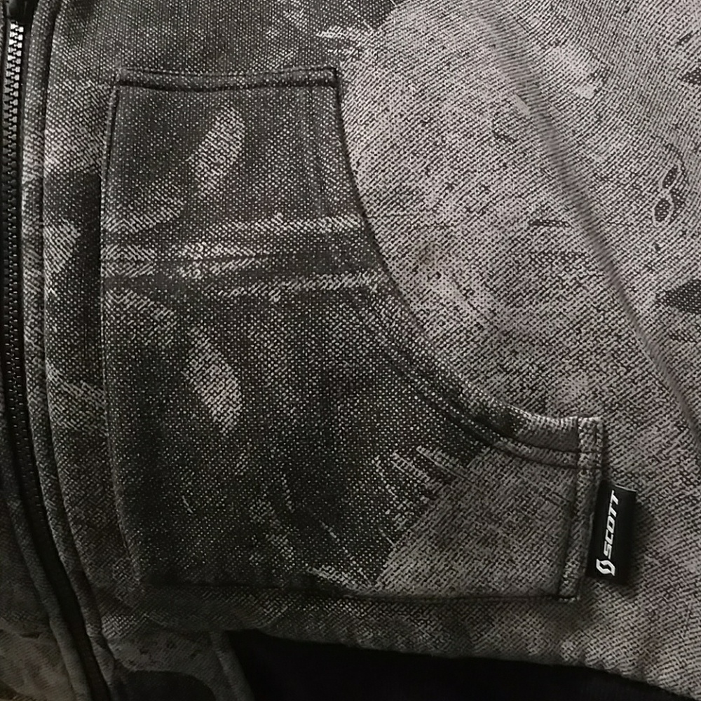 Mens Scott Zip up hoodie sweatshirt - Picture 4 of 4