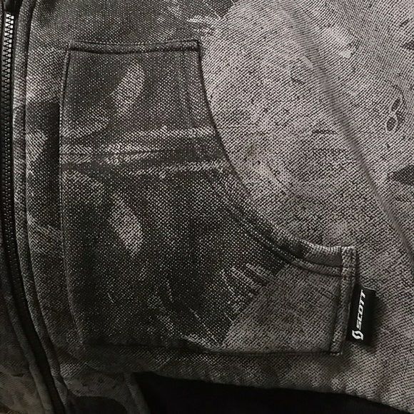 Mens Scott Zip up hoodie sweatshirt - Picture 4 of 4