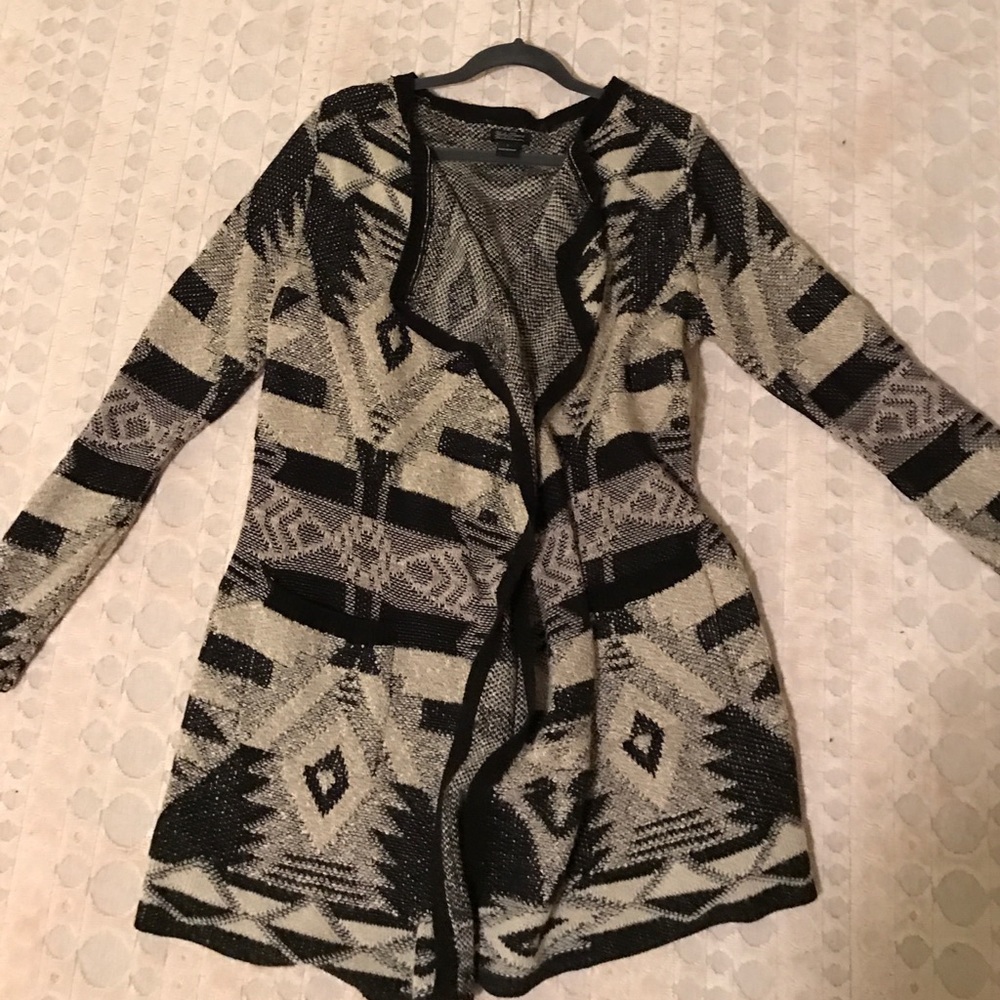 Long sweater jacket