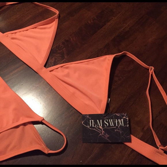 MEDIUM LEFT• Tangerine Minimalist Bikini • - Picture 5 of 7