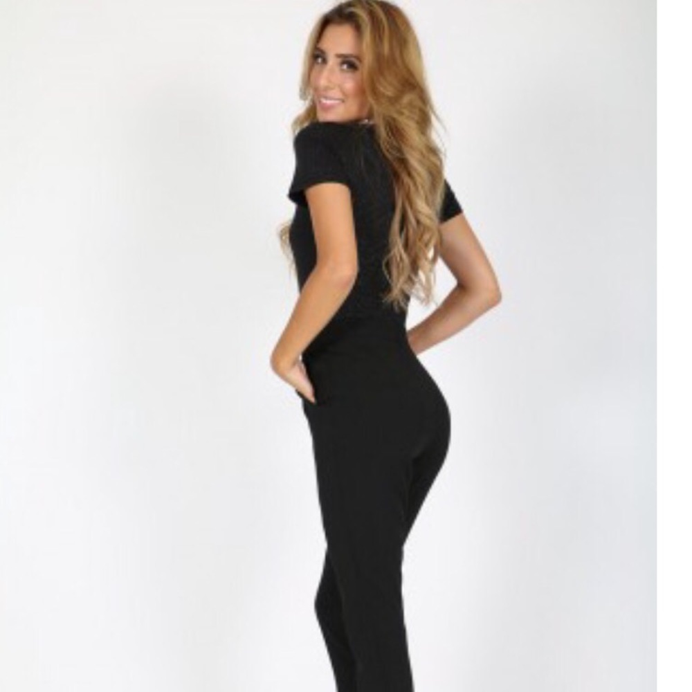 Jessie James Decker KITTENISH Shimmer Jumpsuit