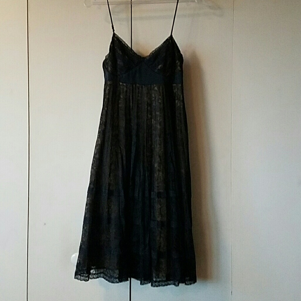 Betsey Johnson black lace dress
