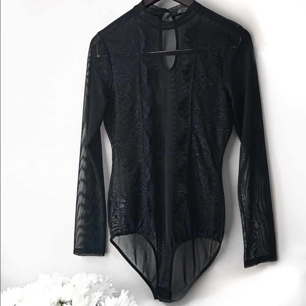 Sheer & Lace Bodysuit