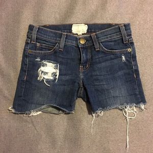 Current/Elliot Custom Cutoff Jean Shorts