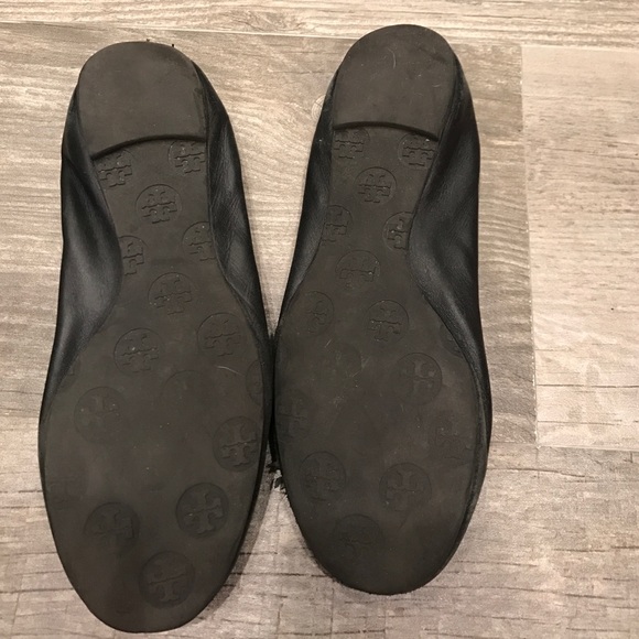 Tory Burch Shoes - Tory Burch Black Riva Flats Tory Burch Shoes - Tory Burch Black Riva Flats