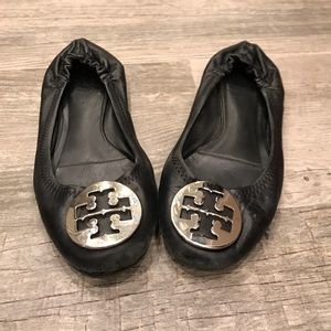 Tory Burch Shoes - Tory Burch Black Riva Flats Tory Burch Shoes - Tory Burch Black Riva Flats