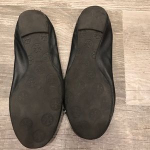 Tory Burch Shoes - Tory Burch Black Riva Flats Tory Burch Shoes - Tory Burch Black Riva Flats