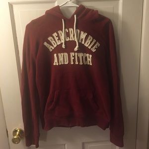 Maroon Abercrombie sweatshirt