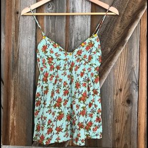 Free People Floral Tank