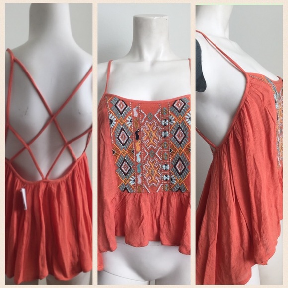 Urban Outfitters embroidered tank - Picture 2 of 8