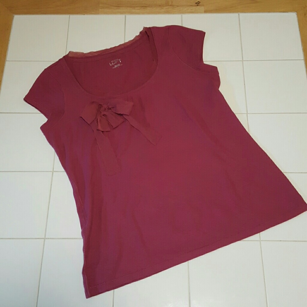 Pink Ann Taylor LOFT blouse