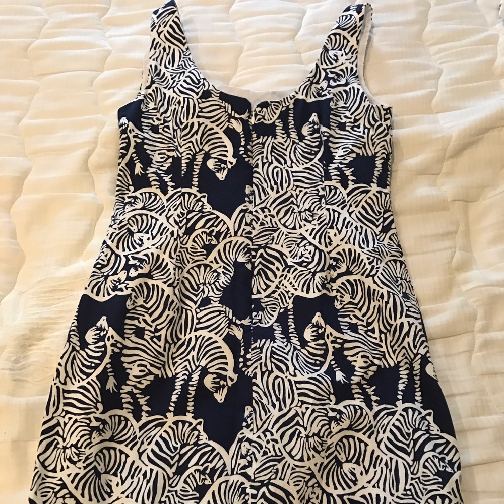 Lilly Pulitzer navy/white dress