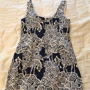 Lilly Pulitzer navy/white dress