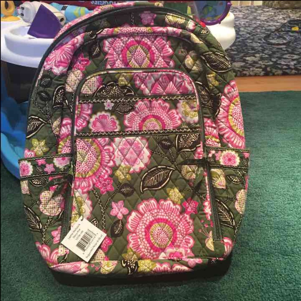Vera Bradley laptop back pack NWT