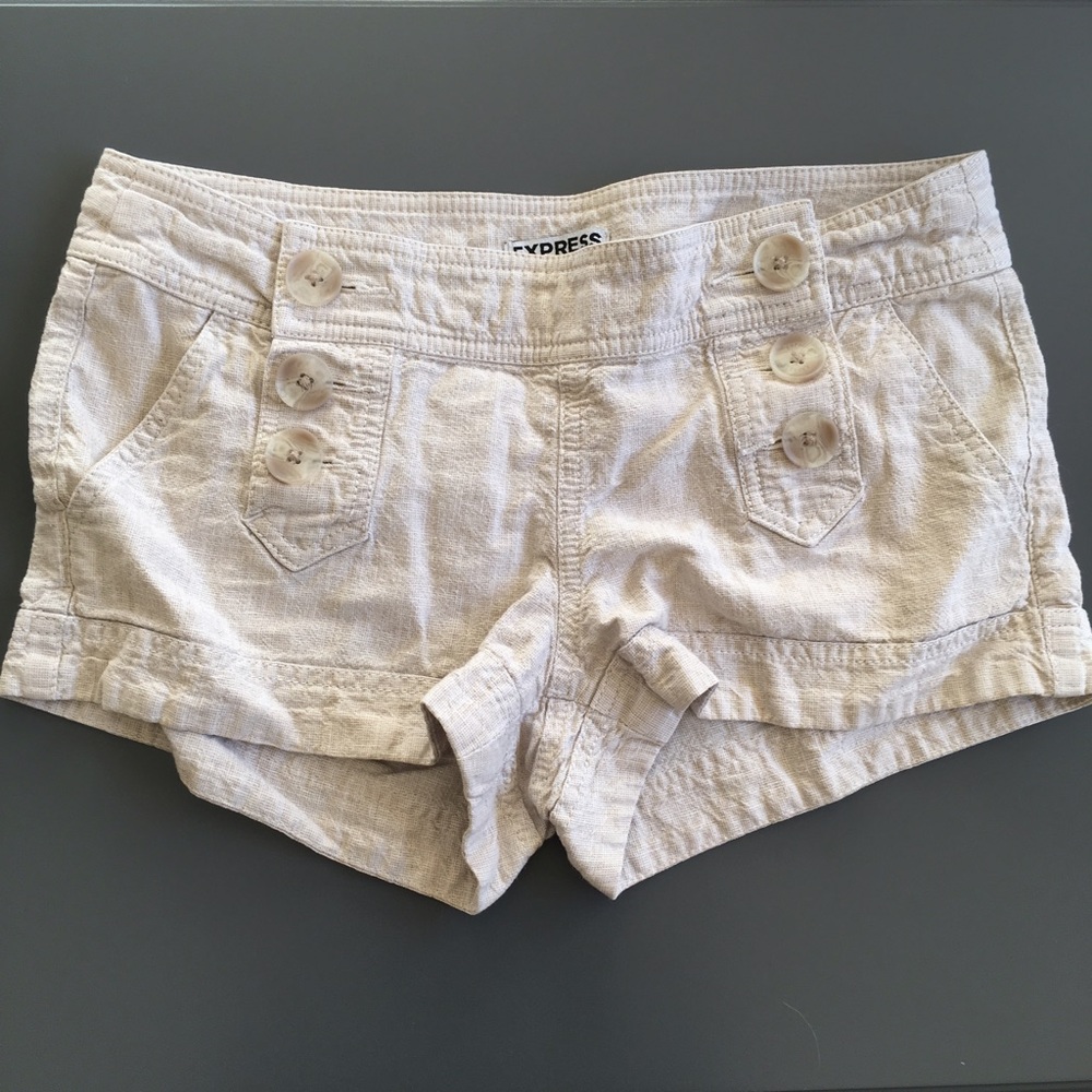 Express Linen Shorts size 0