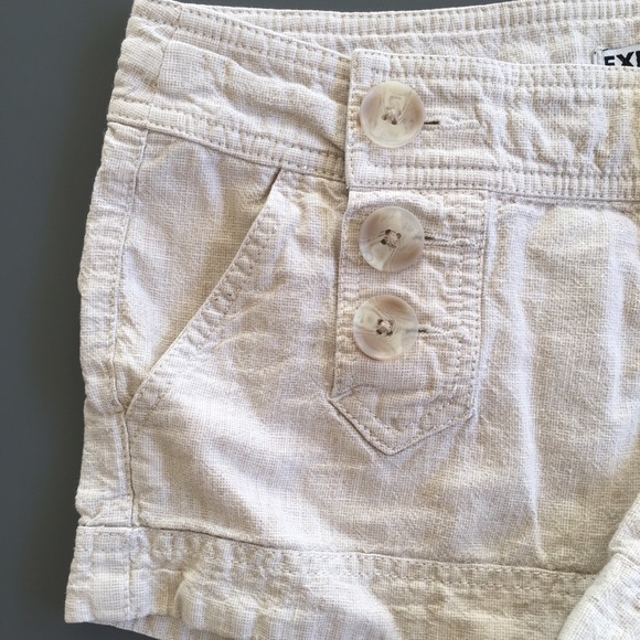 Express Linen Shorts size 0 - Picture 3 of 4