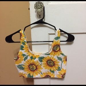 American Apparel Jersey Spandex Tank Crop Top