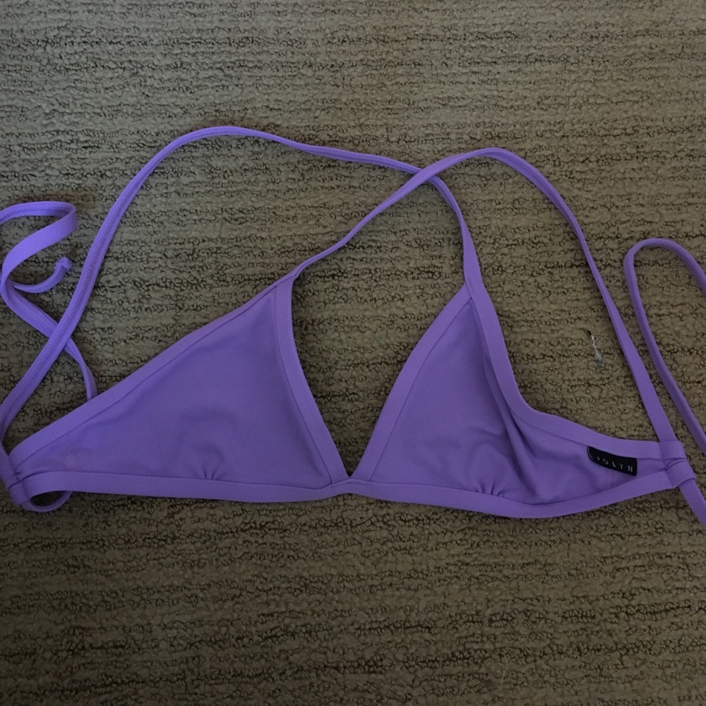 Light purple Jolyn bikini top
