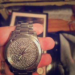 Crystal face Fossil watch