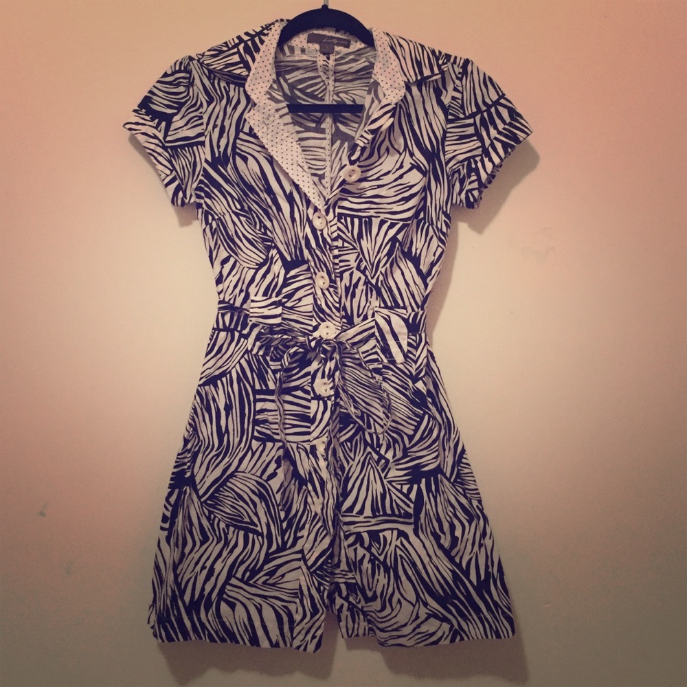 Super cute Zebra Safari Dress Forever 21