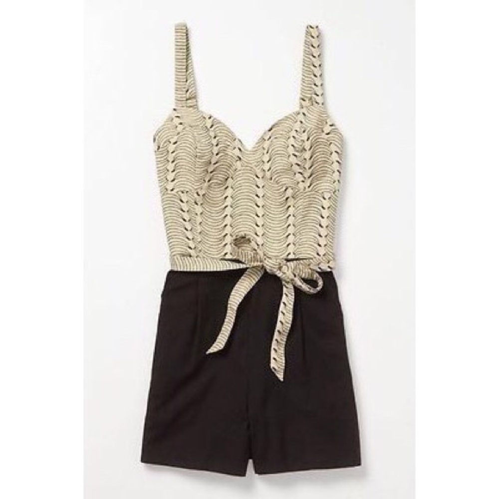 Anthropologie Banana Romper