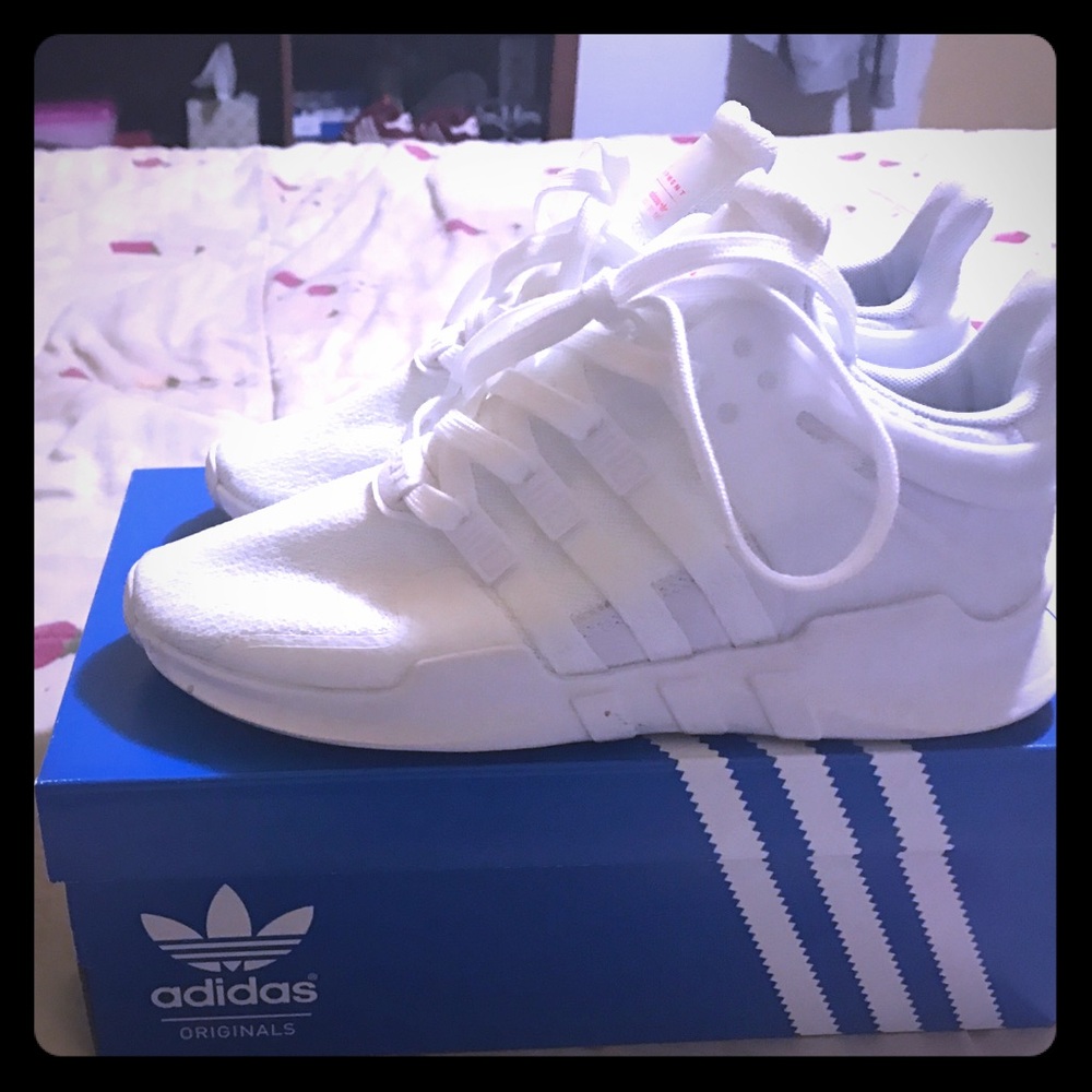 ADIDAS EQT 5  1/2 ALL WHITE