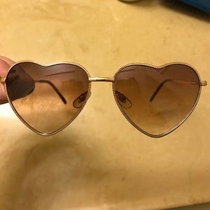 Heart shaped sunglasses