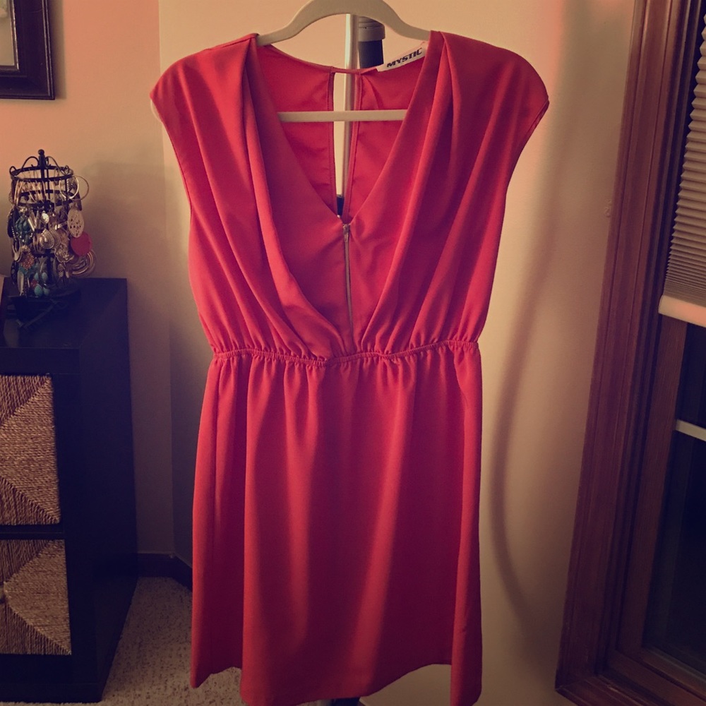 Coral Mini Dress