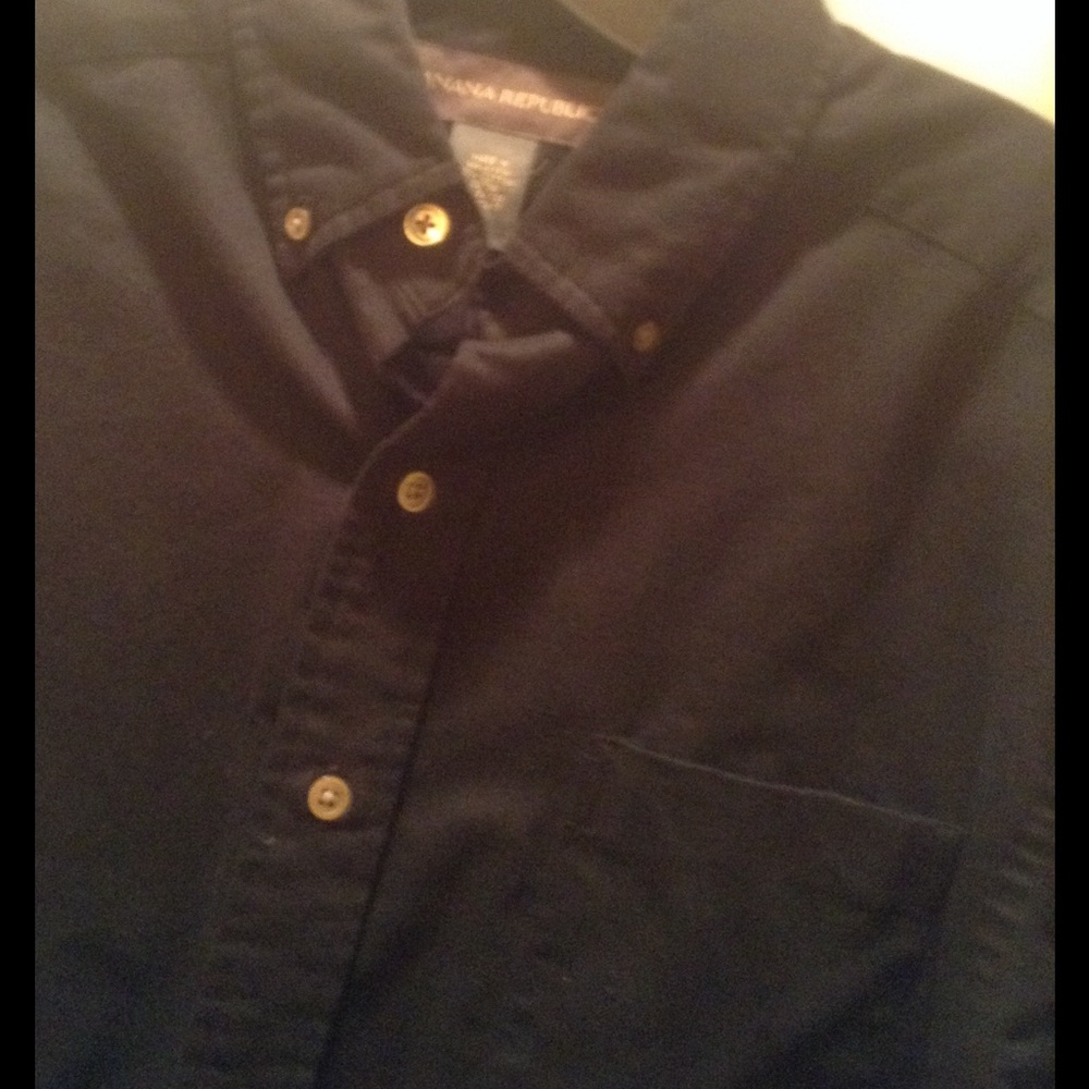 Black button-down size small