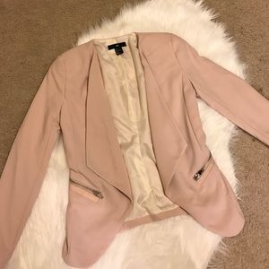 Blush H & M blazer - IT Color!