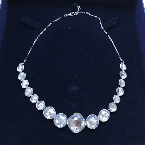 Swarovki large crystal round necklace choker - Picture 1 of 4