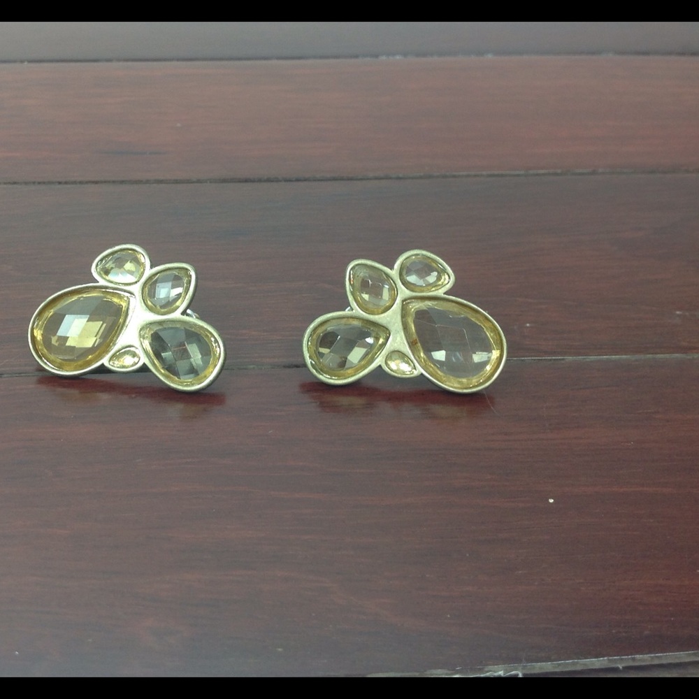 Towns and Reese Genevieve crystal earrings