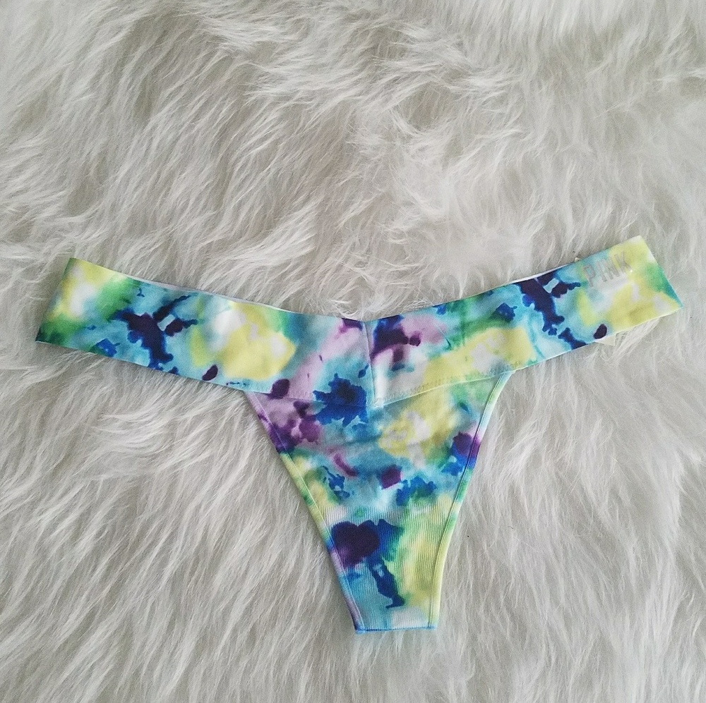 PINK Tie Dye Thong