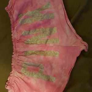 Vs pink shorts, ONLY TRADE.