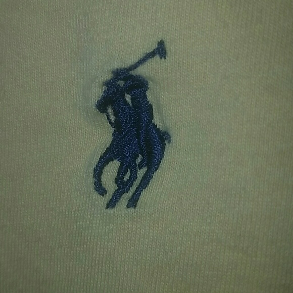 !!YELLOW V-NECK POLO T-SHIRT!! - Picture 3 of 4