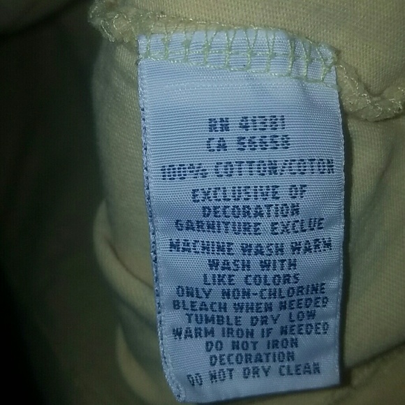 !!YELLOW V-NECK POLO T-SHIRT!! - Picture 4 of 4