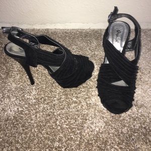 Black Party Heels