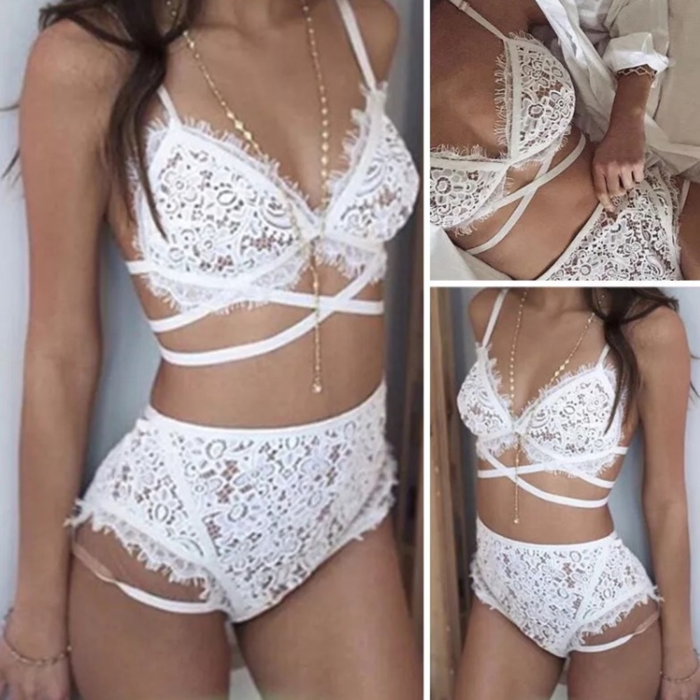 White Strappy Lingerie