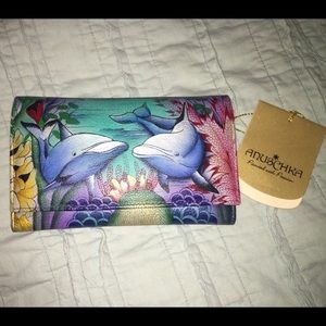 Anuschka wallet - Dolphin