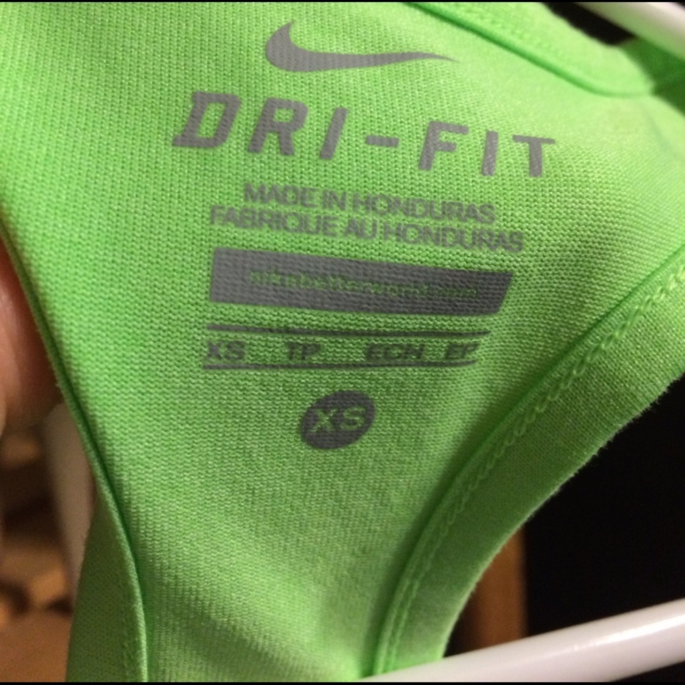 Neon green Nike workout tank xs - Picture 2 of 4