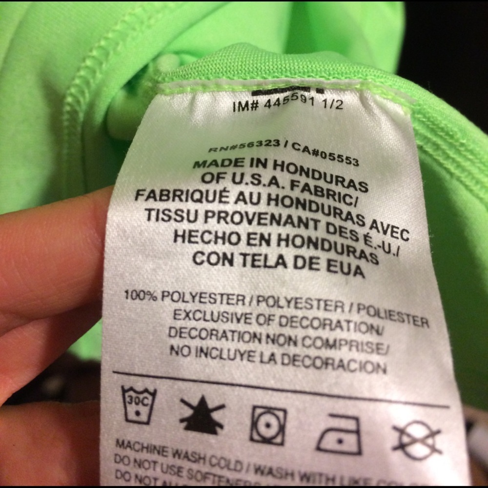 Neon green Nike workout tank xs - Picture 3 of 4